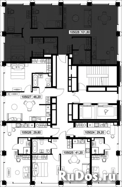 Продам 3 комнатную квартиру 101.8 м2 изображение 3