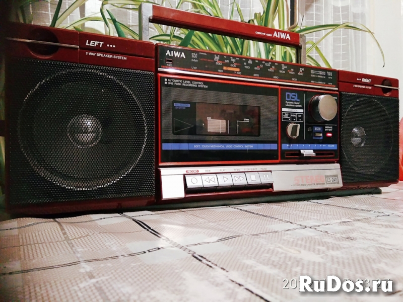 Магнитола редкая AIWA-CS240 (не использовалась) фото