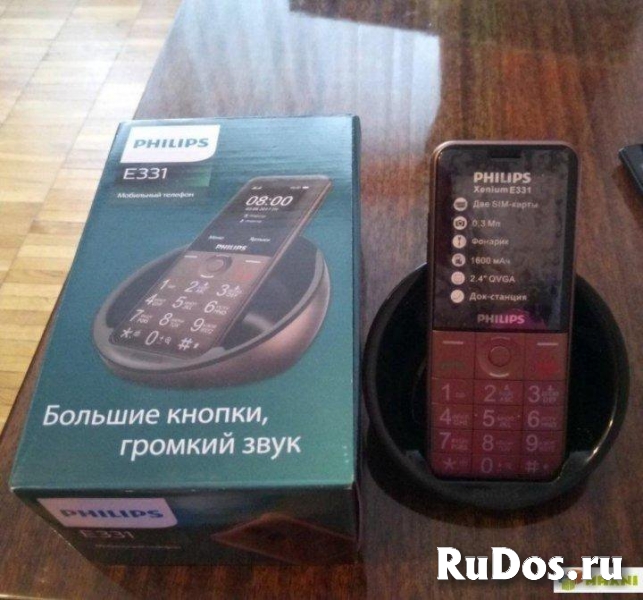 Новый Philips Xenium E331 Brown (полный комплект) изображение 8