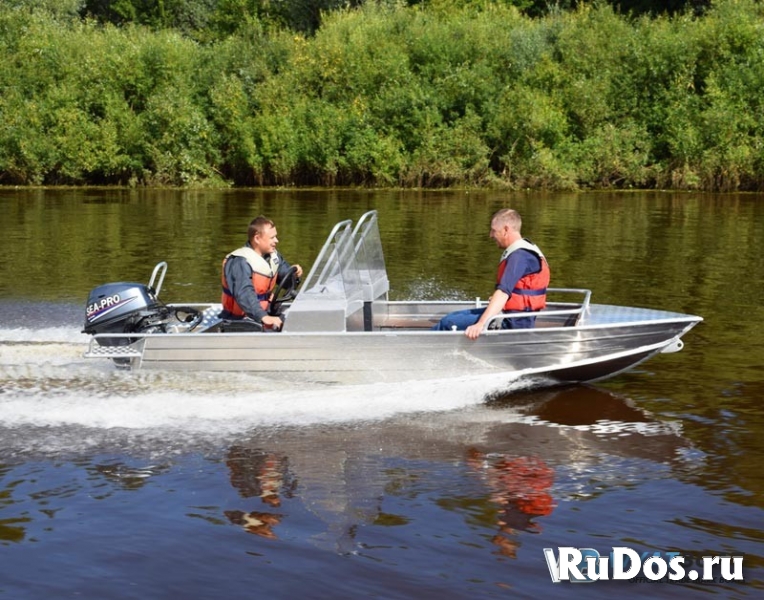 Купить лодку Wyatboat-390 M с консолями фотка