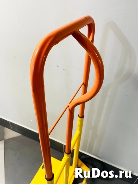 Грузовая тележка раскладная усиленная до 150 кг с откидной платформой изображение 7