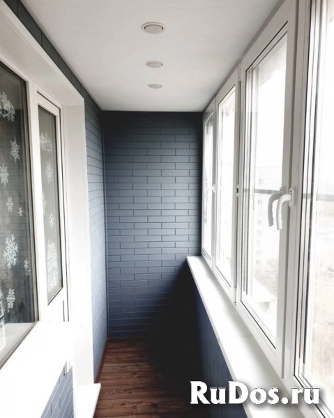 Балконы под ключ, остекление, утепление, отделка фотка