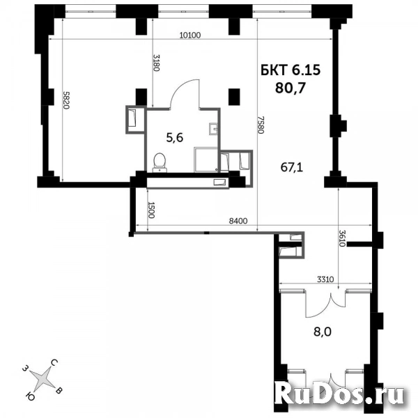 Продам коммерческую недвижимость 81.8 м2 изображение 3