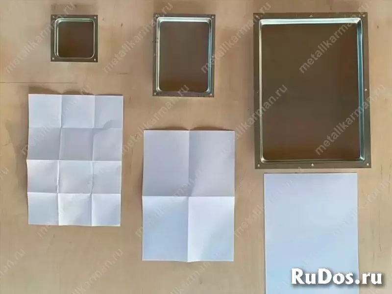 Карман металлический оцинкованный для упаковочного листа фотка
