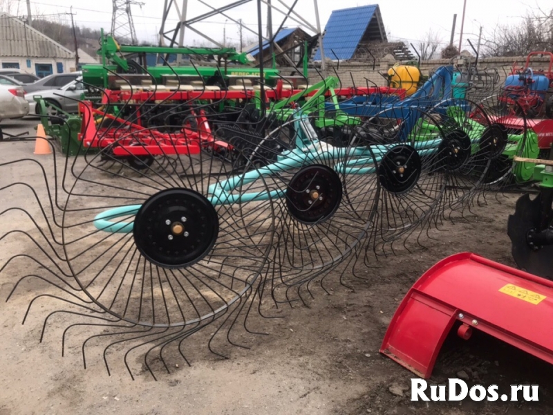 Грабли-ворошилки OGR усиленные 3.3м (5ти колесные) изображение 4