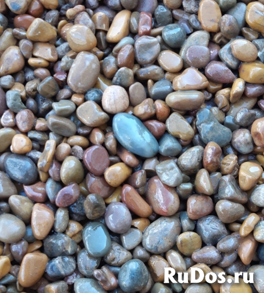 Галька морская натуральный камень для ландшафтного дизайна изображение 6