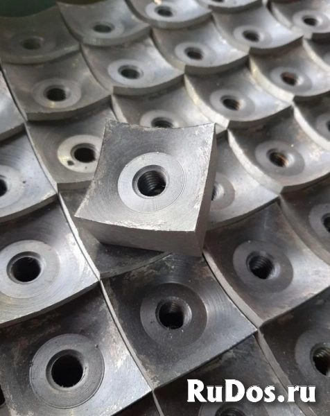 Нож роторный шредера «корончатый» 40х40х25мм. М12 изображение 3