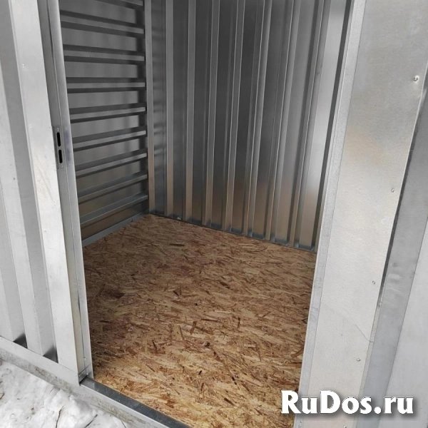 Металлический разборный хозблок Танк фотка