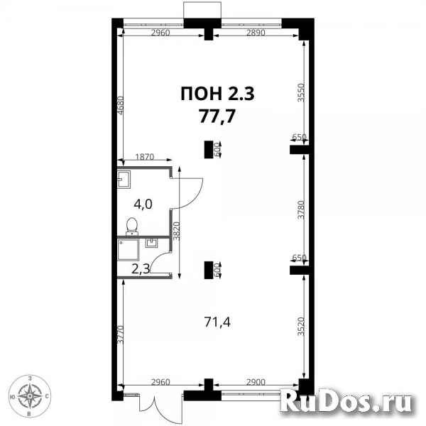 Продам коммерческую недвижимость 77.7 м2 изображение 3