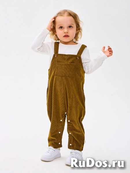 Вельветовый детский комбинезон изображение 4