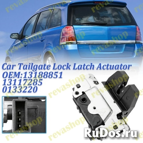 Замок багажника для Opel Astra H Zafira B Замок крышки багажника для Opel Astra H Zafira B, задняя крышка багажника автомобиля, привод защелки замка б изображение 3