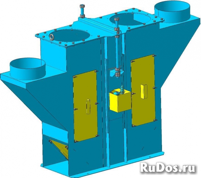 Нория, нория зерновая, вертикальный элеватор, транспортер ковшовы изображение 3