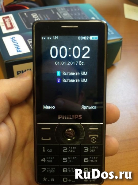 Новый Philips E570 Black (оригинал,комплект) изображение 9
