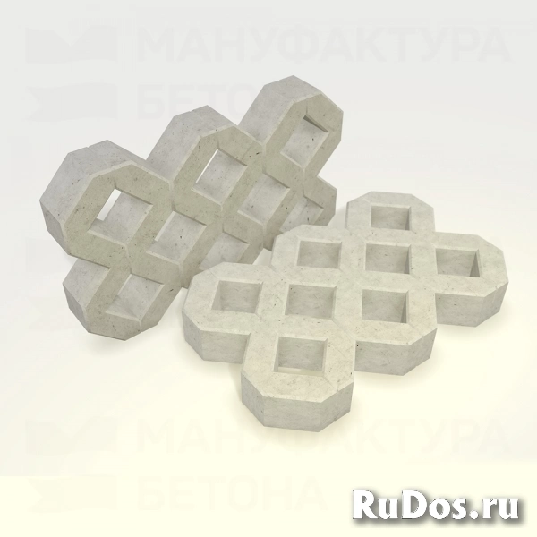 Газонная бетонная плитка «Экопарковка» изображение 3