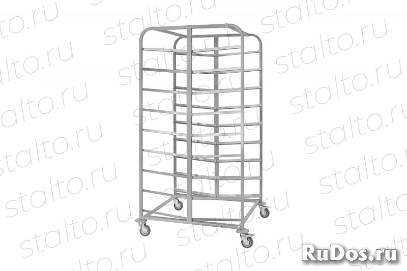 Тележка-шпилька (для гастроемкости, подносов, противней, хлебных лотков) фотка