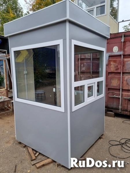 Будка охраны (кассовая будка), утепление, электрика фото