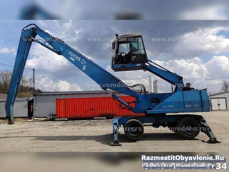 Перегружатель TEREX - FUCHS MHL 350, из Европы изображение 4