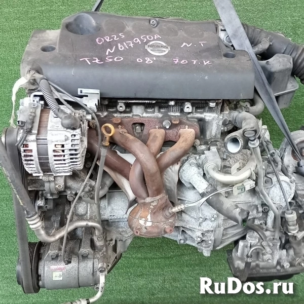 Двигатель Nissan X-Trail T30 QR25 QR25DE 2.5 литра изображение 3