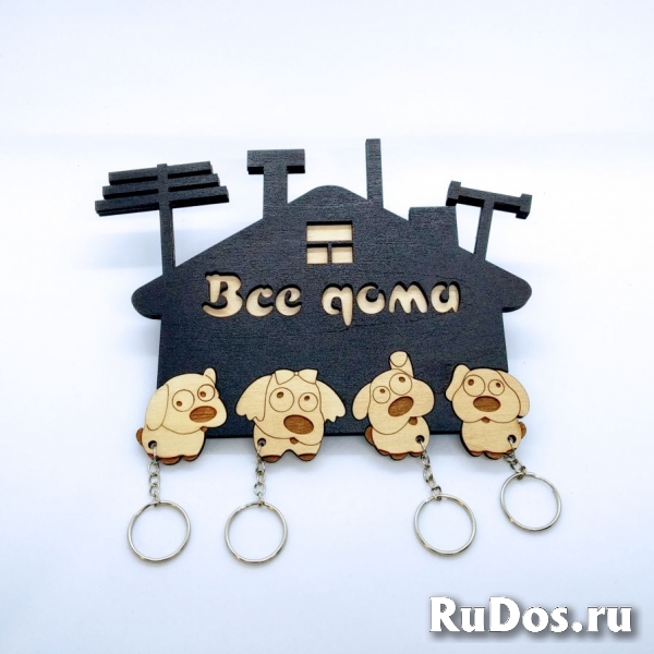 Ключница "Милые cобачки" изображение 4