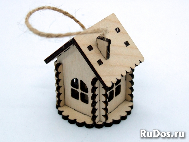 Деревянная Открытка-Сувенир "ДОМИК" изображение 7