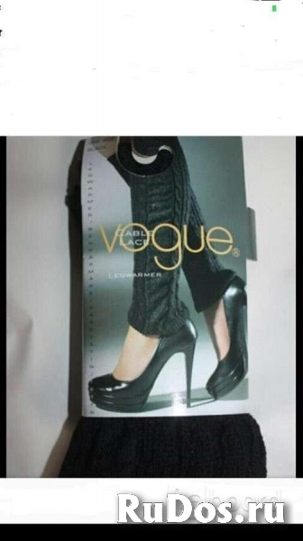 Гетры новые vogue 42 44 46 48 s m l черные вязаные кружева гипюр изображение 6