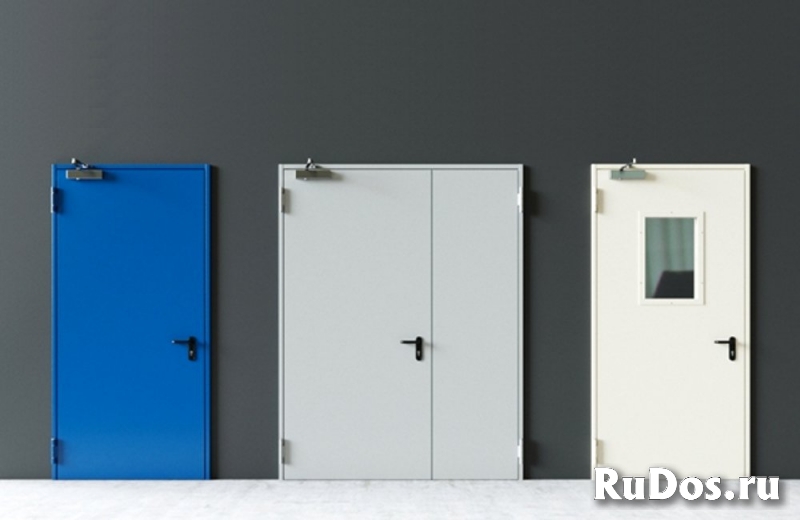 Металлические противопожарные двери для всех типов помещений изображение 3