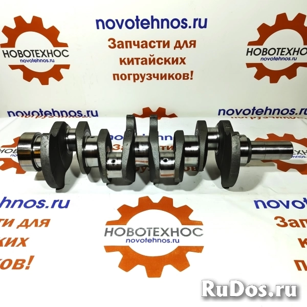 Коленвал YT4B2Z-24 для китайских фронтальных погрузчиков ZL30 с двигателем YT4B2Z-24 марок: Сибиряк 3000, Boulder WL33, HZM 930, SZM 930, NEO S/L300 фото