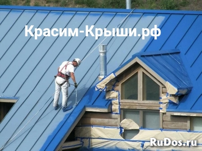 Покраска крыши дома в Домодедово изображение 7