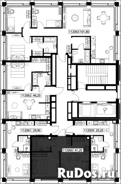 Продам 1 комнатную квартиру 41.2 м2 изображение 3
