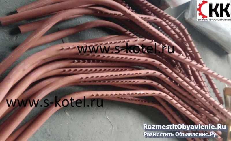 Ошипованные трубы для котлов с топкой системы Поме фотка