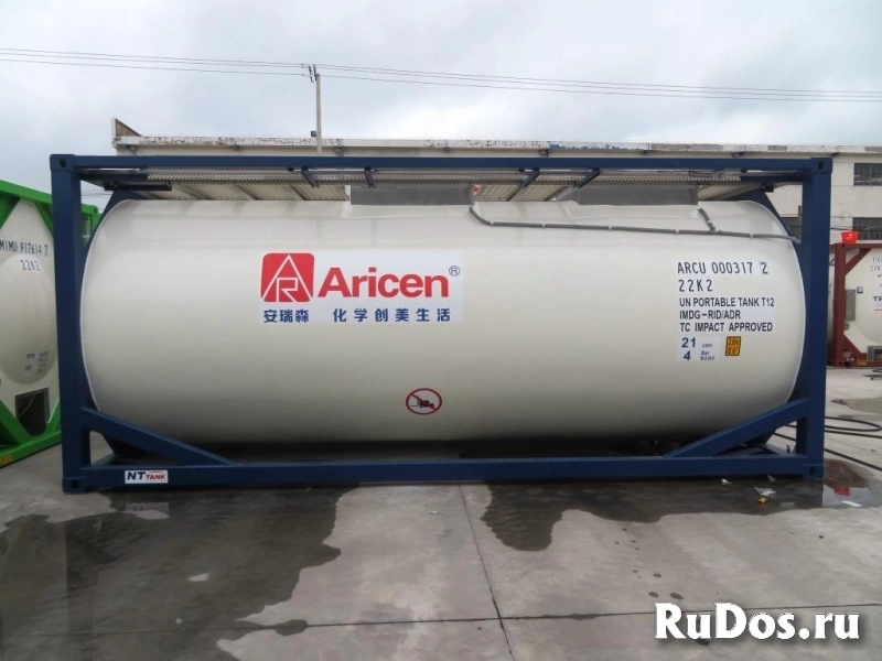 Танк-контейнер объём 21м3 тип Т12, для перевозки метанола фотка