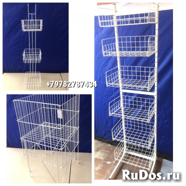 сетка торговая сетчатые стойки изображение 6