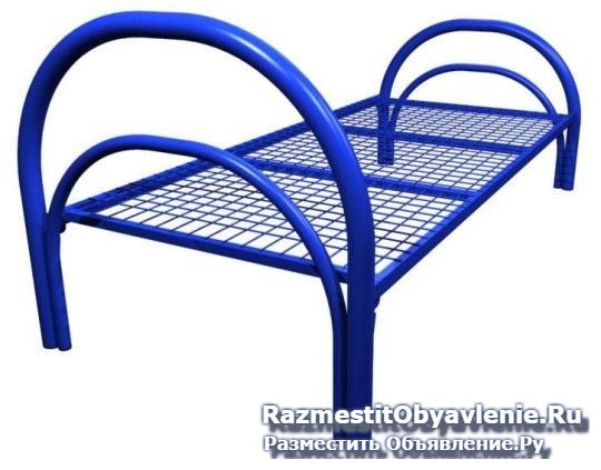 Трехъярусные металлические кровати для общежитий. изображение 5