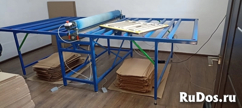 Валковый пресс "Пресс-Топ 1500"  с роликами для вырубки картона фото