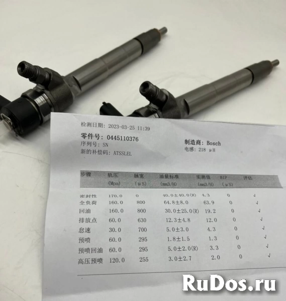 форсунка топливная Cummins 2.8 Газель Некст изображение 3