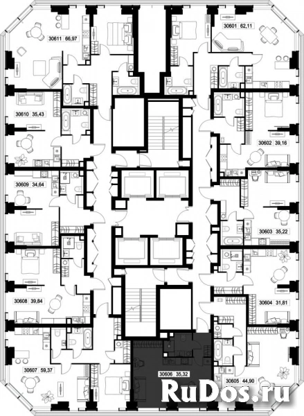 Продам 1 комнатную квартиру 35.32 м2 изображение 3