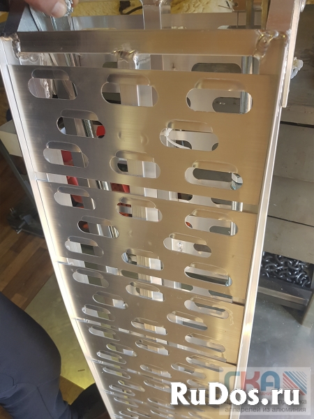 Сходни алюминиевые "ПЕРФОРИРОВАННЫЕ" фотка