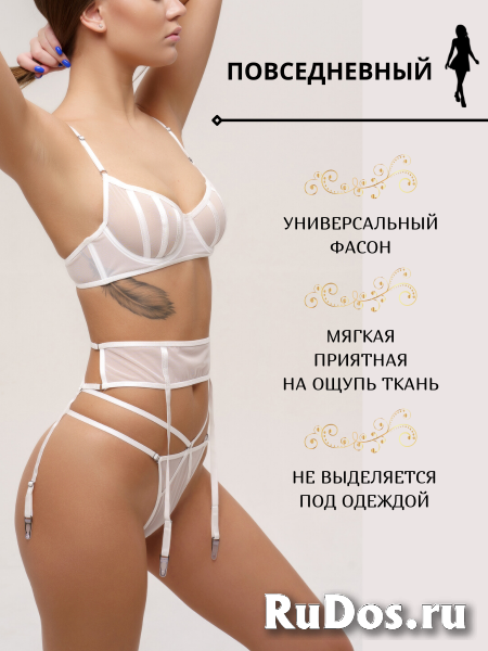 Нижнее белье женское сексуальное эротическое комплект лифчик трус изображение 3