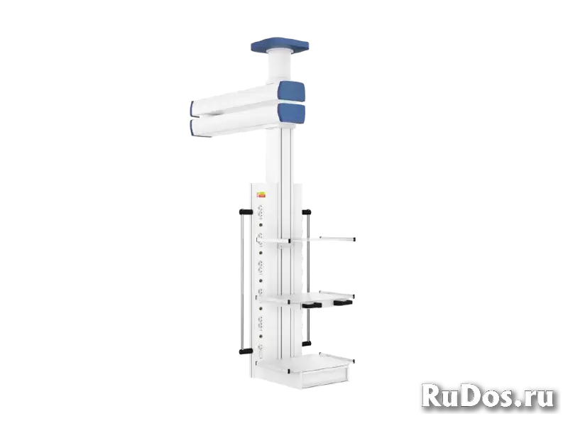 Потолочная двухплечевая медицинская консоль CADUCEUS C2-V фотка