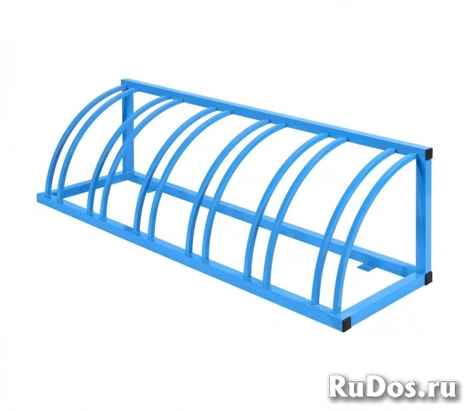 Велопарковка сварная металлическая из трубы профильной фотка