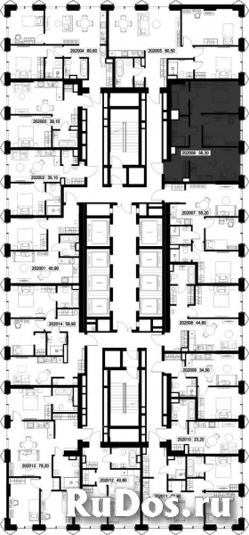 Продам 2 комнатную квартиру 58.3 м2 изображение 3