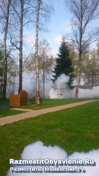 Обработка от клещей и кротов дачных участков Клин фотка