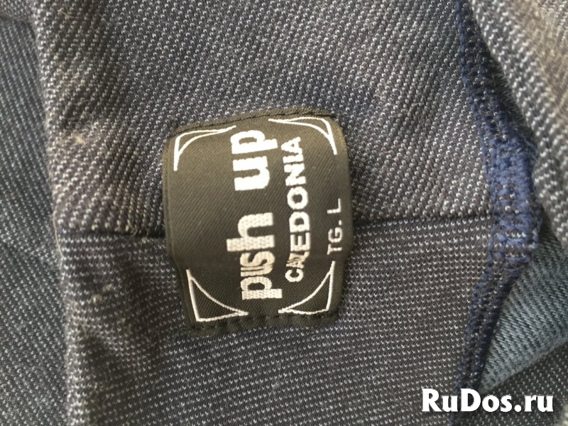 Лосины новые calzedonia 46 48 m l pushup джинсовые голубые стретч изображение 4