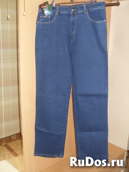 Джинсы мужские, классика, размер 54. изображение 7