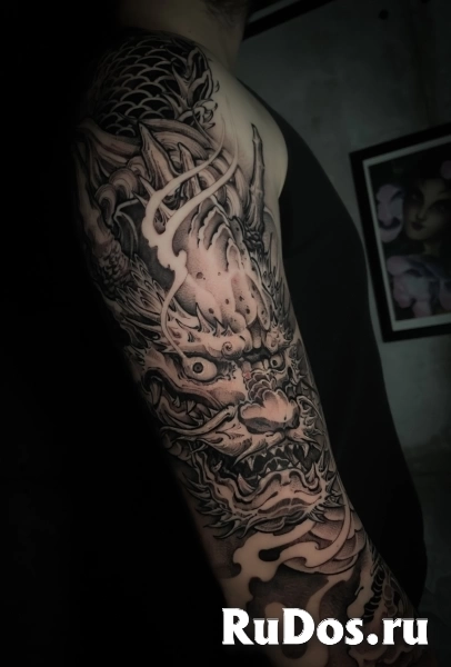 Тату-мастер/Тату/Татуировка/Перекрытие, тату шрамов изображение 8