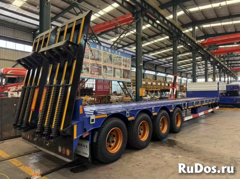 Полуприцеп-трал с трапами TONGYADA CTY9804TDPS 4-оси, грузоподъёмностью 65 тонн изображение 3