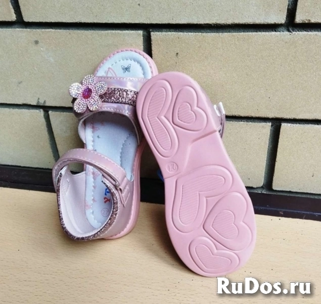 Сандалии 27, 29, 30 р-ры новые босоножки для девочки изображение 6