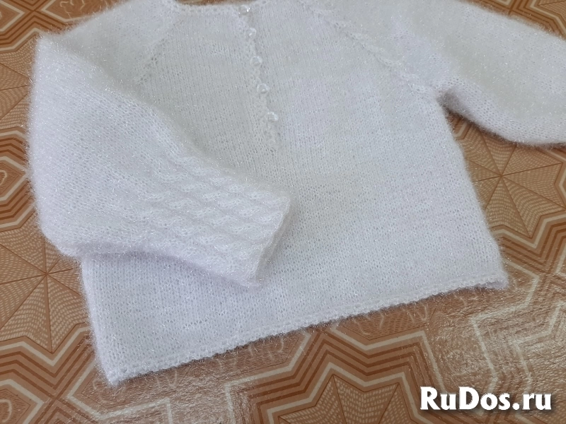 НОВЫЙ ДЖЕМПЕР ДЕТСКИЙ ВЯЗАНЫЙ. 98-104 изображение 7