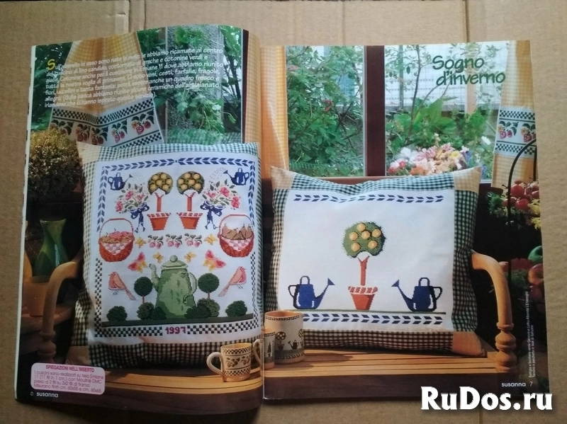 Журнал 1998 Сюзанна Susanna вышивка, вязание (на итальянском языке) схемы // ТОРГ возможен изображение 3