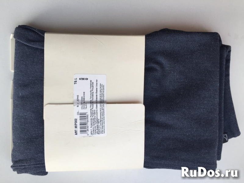 Лосины новые calzedonia 46 48 m l pushup джинсовые голубые стретч фотка